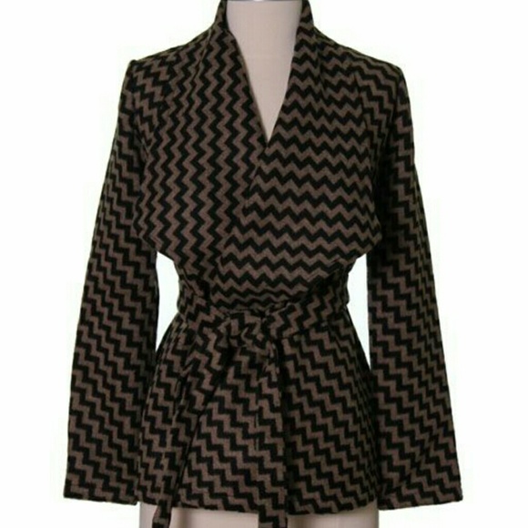 Tulle brand wool wrap jacket