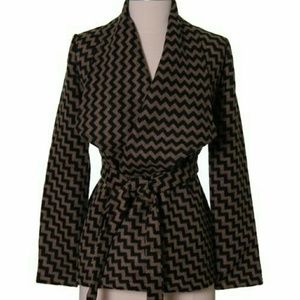 Tulle brand wool wrap jacket