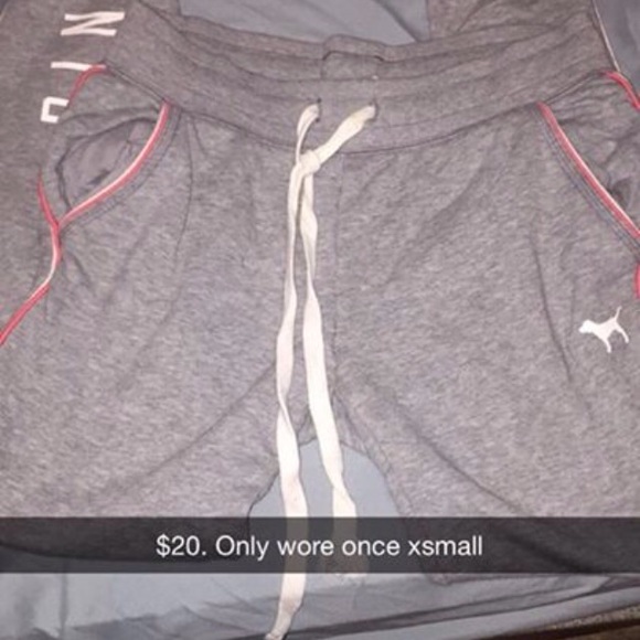 Victoria Secret sweat pants xs .