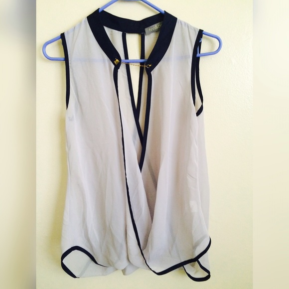 Open front and back shirt