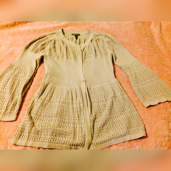 Cardigan sweater dress