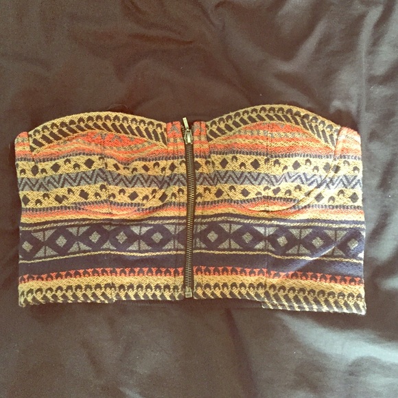 Forever 21 tribal crop top - Picture 1 of 2