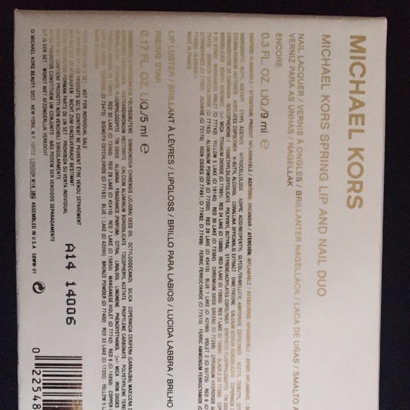 FINAL💜 Michael Kors spring lip and nail duo🌟 - Picture 2 of 2