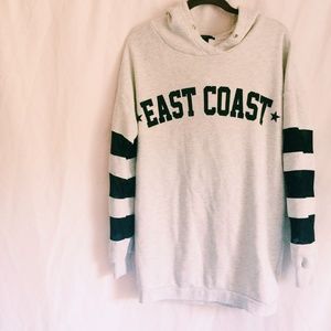 East Coast Mesh Cut-Out Sweatshirt