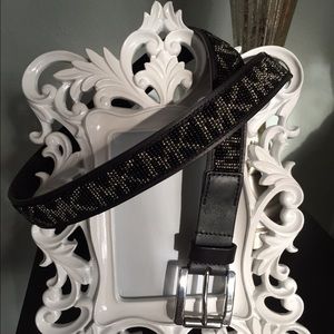 Authentic Michael Kors beaded belt size Medium