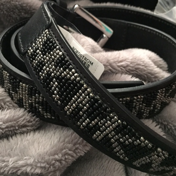 Authentic Michael Kors black belt size Large