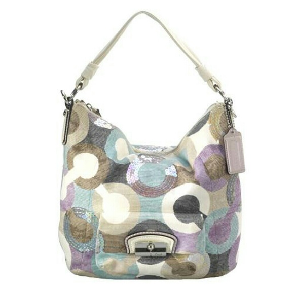 SALE!!  Coach Kristin graphic OP art purse