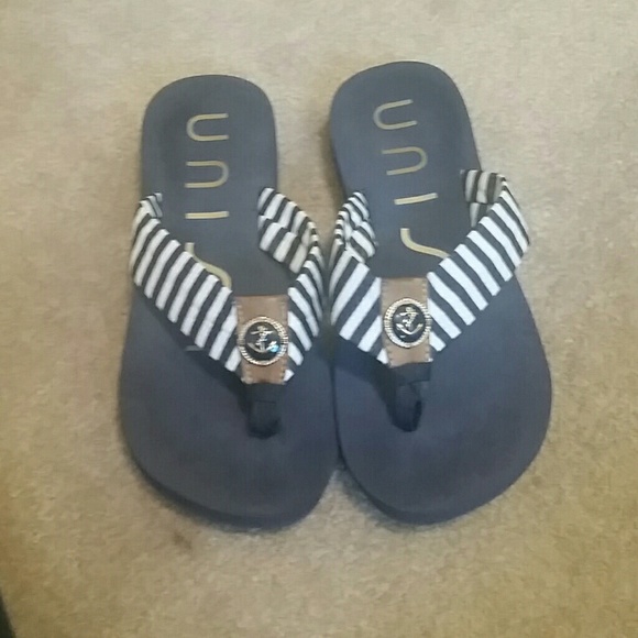 Unisa nautical flip flops