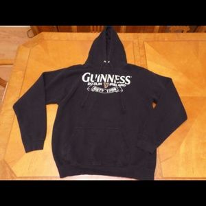 Guinness black hoodie mens