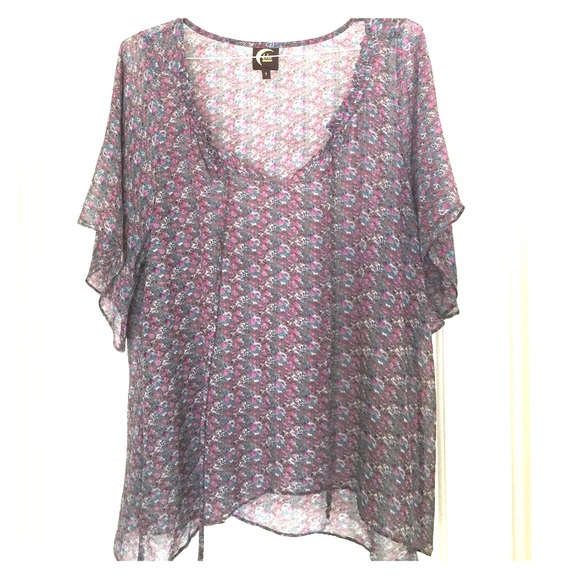 Blu Moon Zuma Tunic in Floral Print