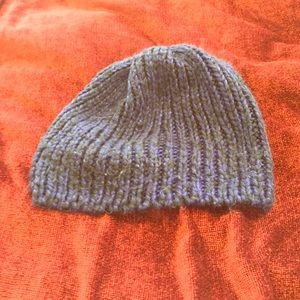 Blue/black beanie