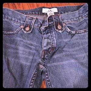 Armani exchange size 2 denim Jeans button fly