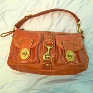 LIMITED EDITION COACH Brown Whiskey Vachetta Mandy