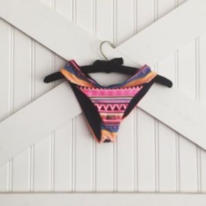 NEVER WORN Multi Colored Itsy Bikini Bottoms