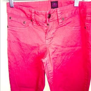 Colored skinny jeans