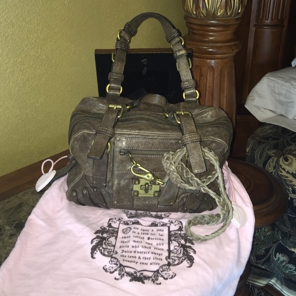 Juicy Couture leather satchel