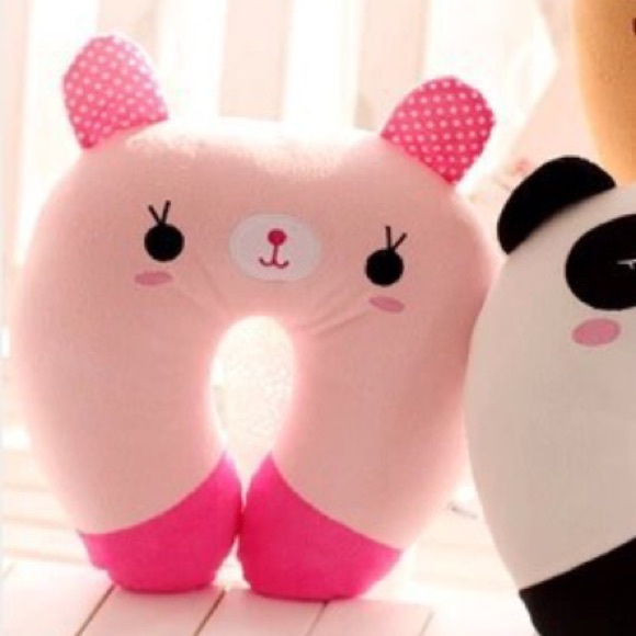 Cute Pink Rabbit Pillow