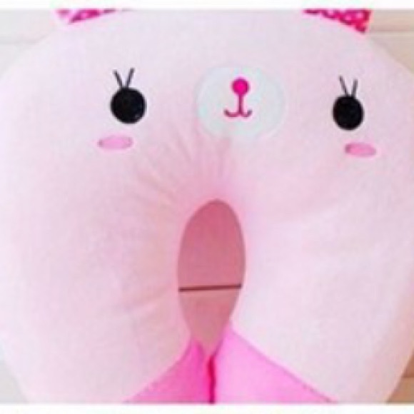 Cute Pink Rabbit Pillow - Picture 2 of 4