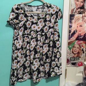 daisy baby doll dress