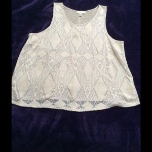 tribal print tank