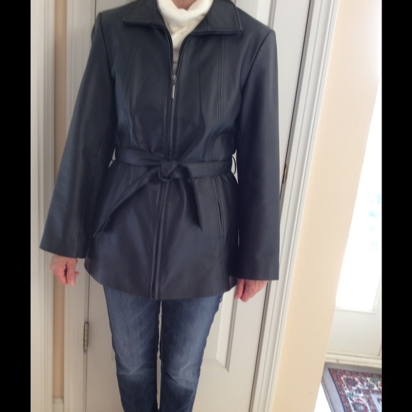 Worthington Jackets & Blazers - 💕💕GENUINE LEATHER COAT💕💕