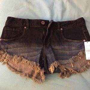 Denim shorts