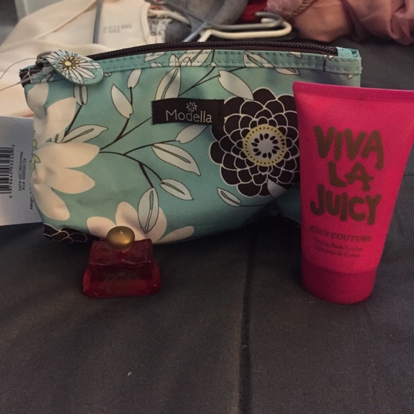 Make Up Bag& Juicy Couture Lotion and Perfume