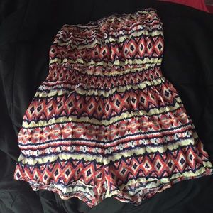 Aztec print Romper