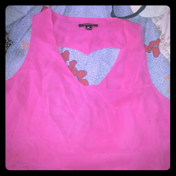 Nice pink crop top