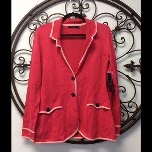 ✨NEW  listing! ✨ Nic +Zoe rose knit blazer