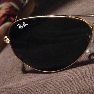 Gold Ray Ban Aviators