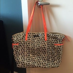 Kate Spade Black Birds Adaira Baby Bag