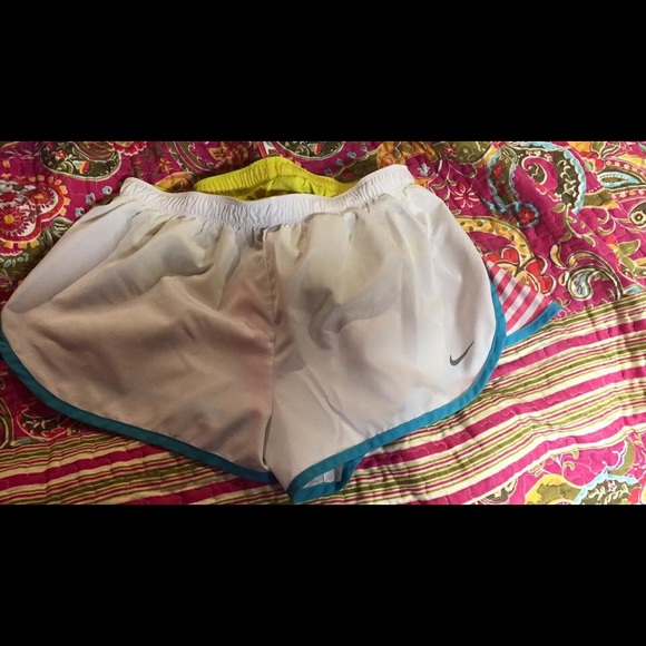 White nike shorts!