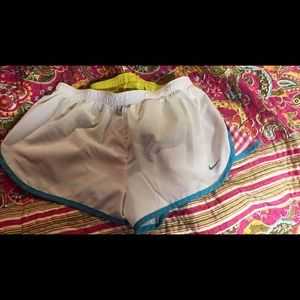 White nike shorts!