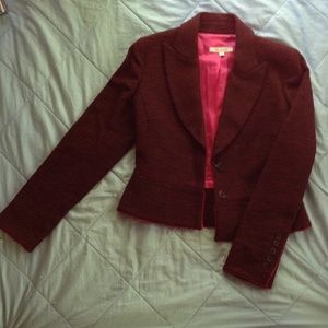 burgundy blazer