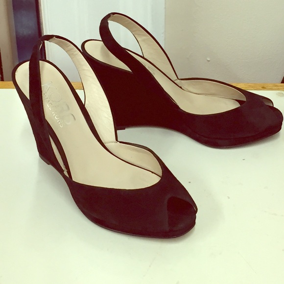 KORS Michael Kors Vivian Wedge Suede Sandal