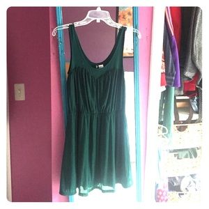 Forest green H&M dress