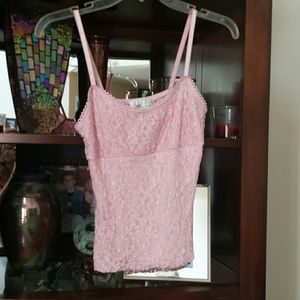Pink lace cami  Will be taken down soon!