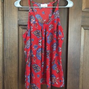 Lucy & Laurel NWOT paisley tank