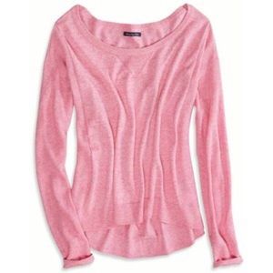 American Eagle Plain Pink Sweater