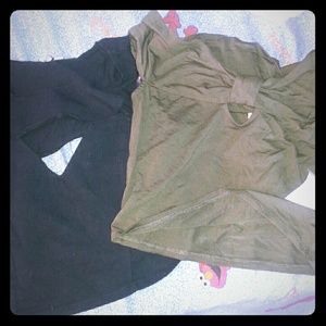 2 crop tops one small one medium