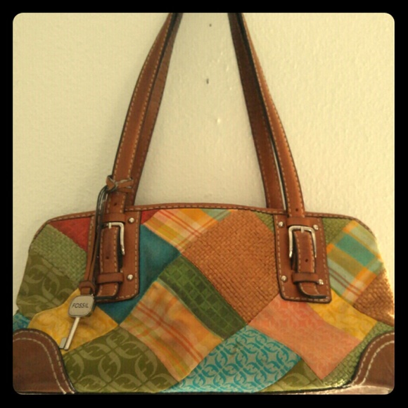 Patchwork Fossil handbag