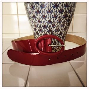 💄 REDUCED 💄Red Patent Leather Belt