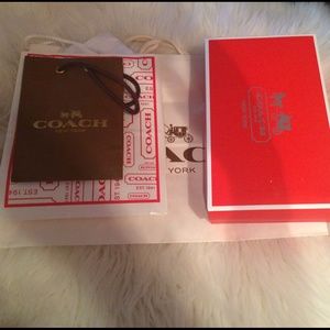 Various designer shopping bags and box