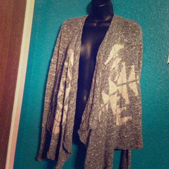 Gray cardigan