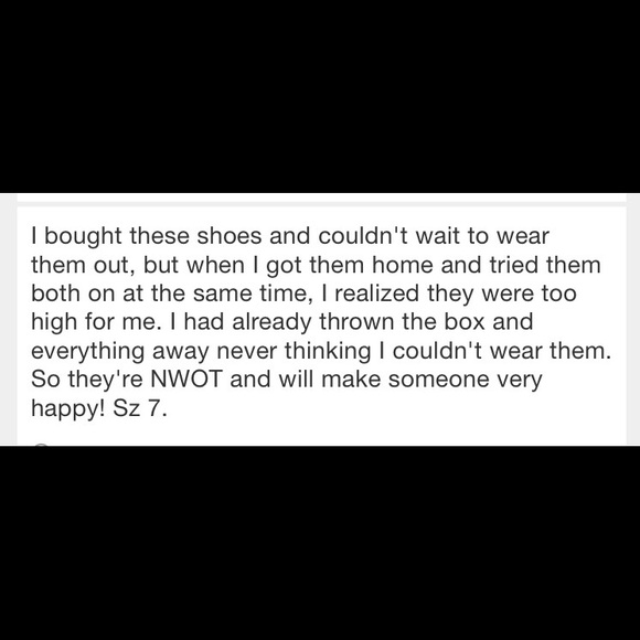 NWOT Sexy 4" Strappy's - Picture 4 of 4