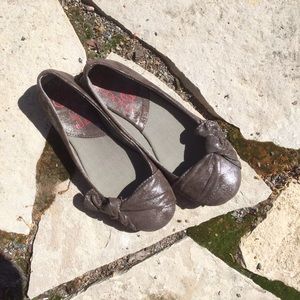 Big Buddha BB-Brush Ballet Flat Silver