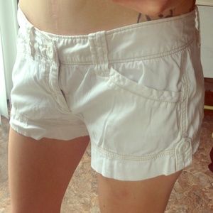 White shorts from Aeropostale.FREE W/ ANY PURCHASE
