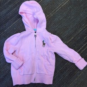 Polo zip up hoodie