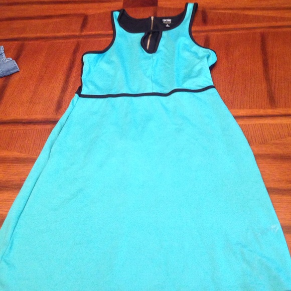 Blue & Black dress